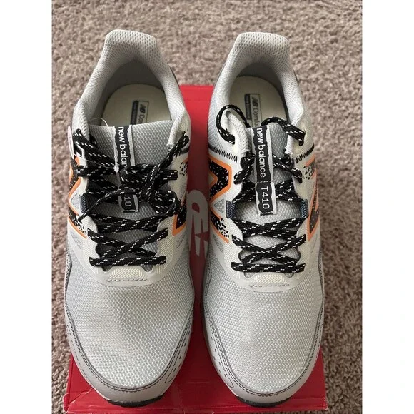 New Balance 410v8 4E Shoes Mens Grey Orange Trail Running MT410CA8 Size 11.5 New
